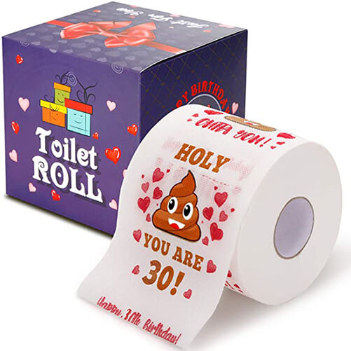 30th-Birthday-Prank-Toilet-Paper-as-30th-birthday-gifts-husband