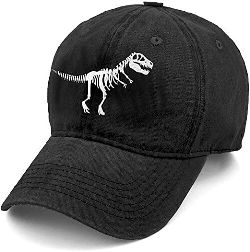 Unisex-T-Rex-Skeleton-Dinosaur-Denim-Hat-dinosaur-gifts-for-adults