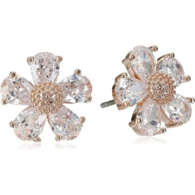 Crystal-Flower-Stud-Earrings-Cottagecore-Jewelry