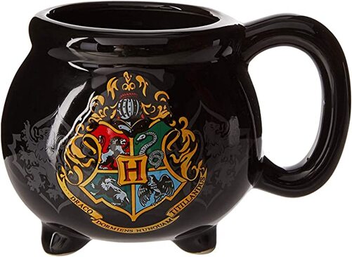 Harry-Potter-Hogwarts-School-Crest-Cauldron-3D-Sculpted-Ceramic-Coffee-Mug.