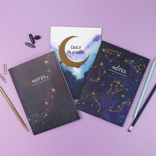 Celestial Notebook administrative professional gift ideas