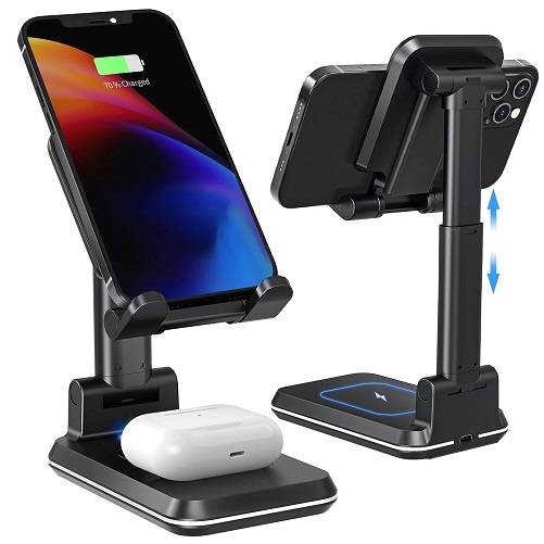 Wireless charger and stand secret santa ideas for work