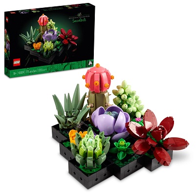 LEGO Succulents Plant Decor Building Set
