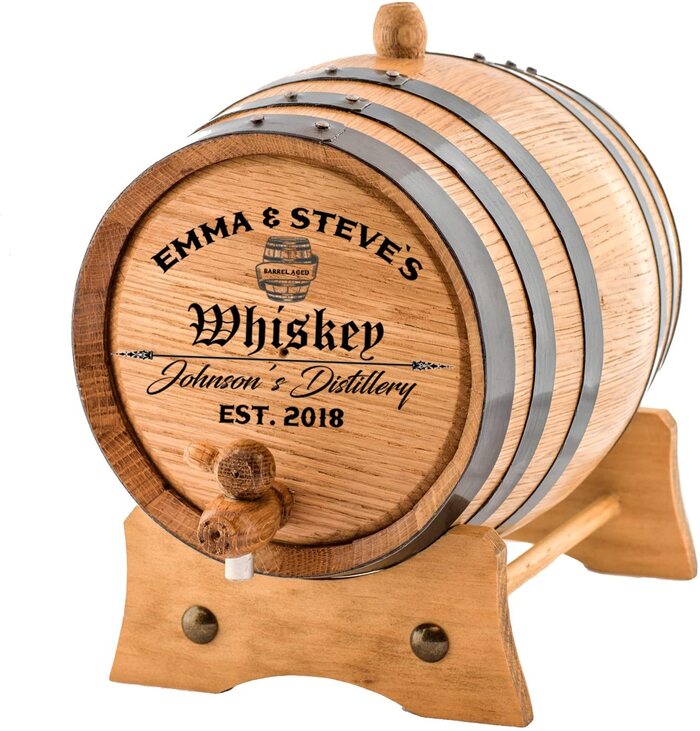 Whiskey Barrel housewarming gift ideas for men
