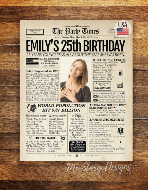 25th-Birthday-Newspaper-Poster-Sign