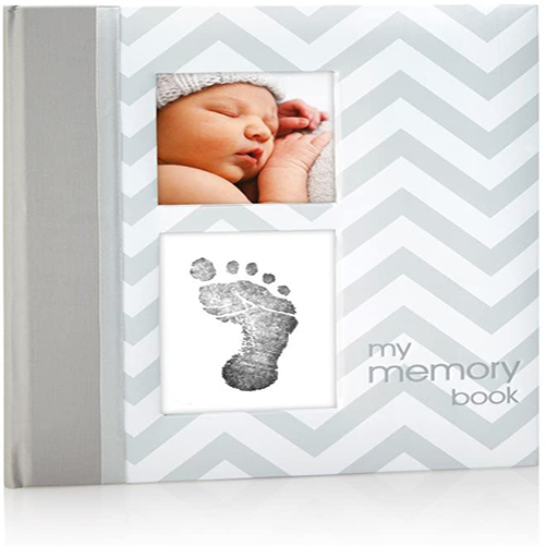 First-5-Years-Chevron-Baby-Memory-Book-relaxing-gifts-for-new-moms