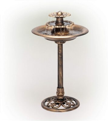 Alpine-Corporation-TEC106-BZ-Alpine-Floor-Fountain-bronze-anniversary-gift-for-him