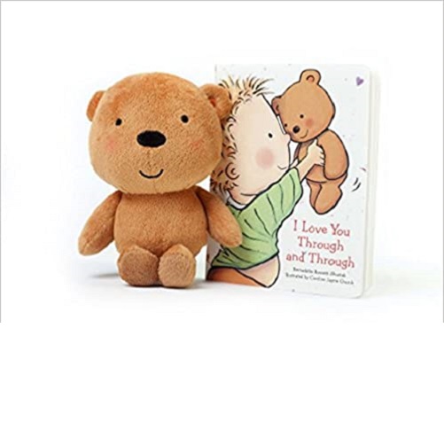 Book with teddy bear
