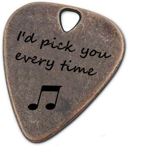 Bronze-Engraved-Guitar-Picks-bronze-anniversary-gift-for-him