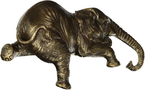 Elephant-Book-Shelf-Sitting-Statue-bronze-anniversary-gift-for-him