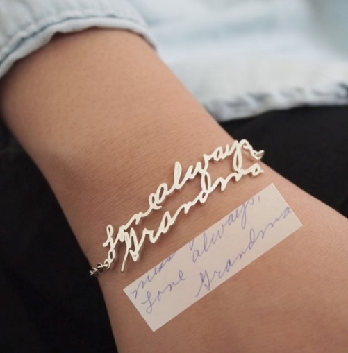 Handwritten-bracelet-Best-honeymoon-gifts