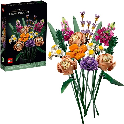 LEGO-Flower-Bouquet-10280-Building-Kit-17th-birthday-gift-ideas