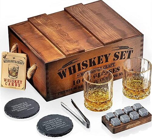 Mixology-_-Craft-Whiskey-Stones-Gift-Set-for-Men-70th-birthday-gifts-men