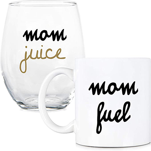 Mom Juice And Mom Fuel Mug Set 