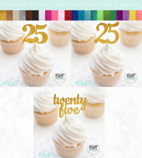 Number-25-Cupcake-Toppers-25th-birthday-gifts