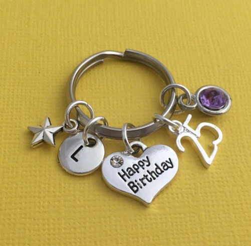 Personalised-25th-Birthday-Keyring-25th-birthday-gifts