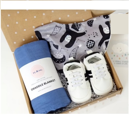 RiadCo kids gender neutral baby gift set box