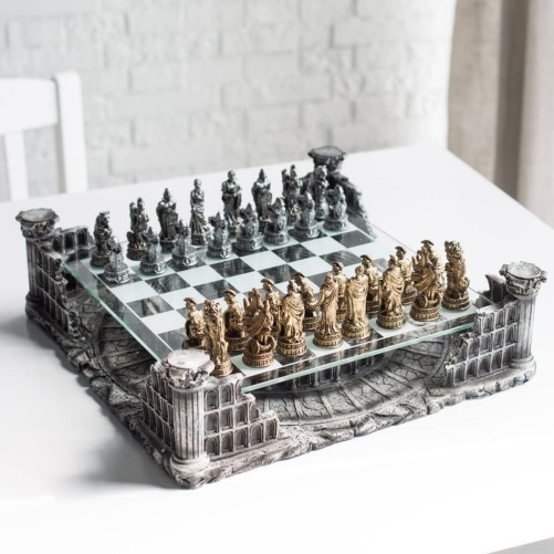 Roman-Gladiators-3D-Chess-Set-bronze-anniversary-gift-for-him