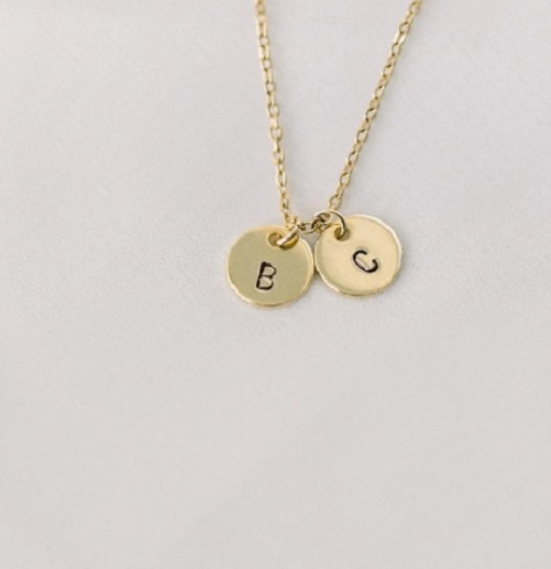 Two-initial-pendant-necklace-Best-honeymoon-gifts