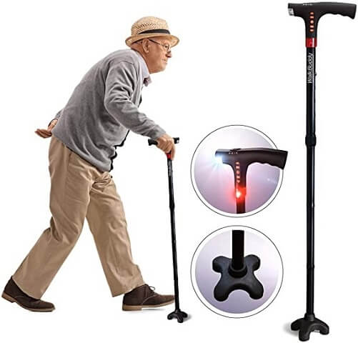 Walk-Buddy-Adjustable-Walking-Stick-70th-birthday-gifts-men