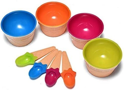 4-Pack-Ice-Cream-Bowl-Spoon-Set-gifts-for-ice-cream-lovers