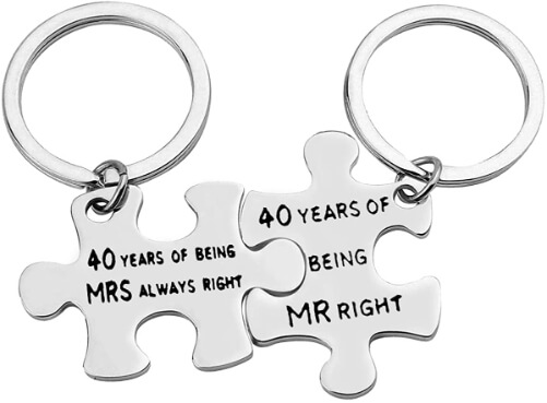 40th-Keychain-Set-40th-wedding-anniversary-gifts-husband