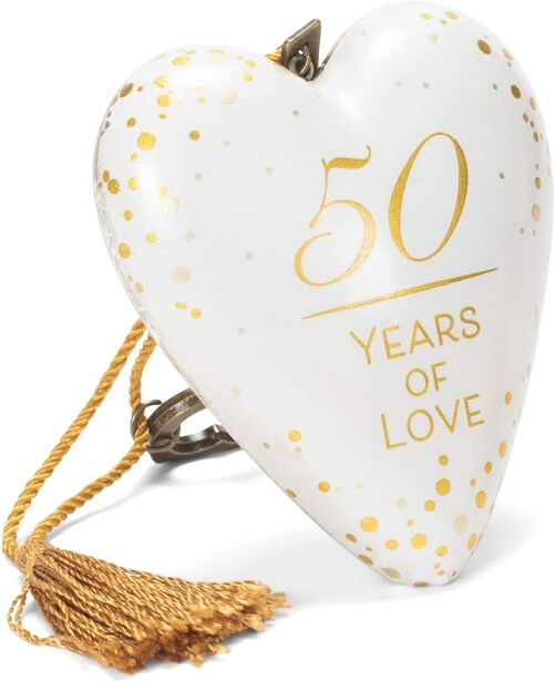 50 Years Of Love Keepsake Decoration (1)