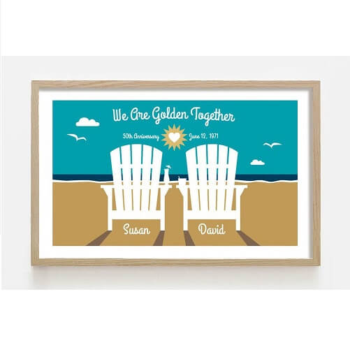50th-anniversary-gift-beach-decor-50th-anniversary-gifts-for-wife