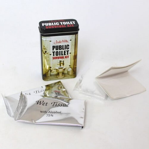 A Public Toilet Survival Kit funny travel gifts