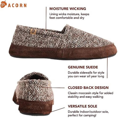Acorn-Men_s-Moc-Slippers-baby-shower-gifts-for-dad