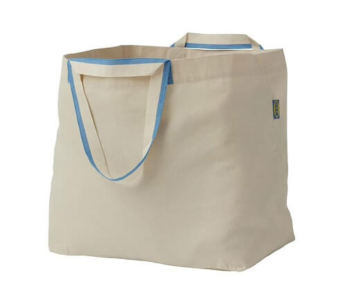 Beige-Cotton-Luggage-Tote-Bag-IKEA-tote-backpack-dromsack