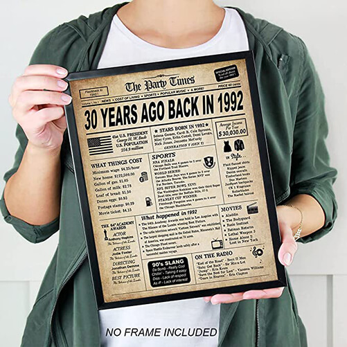 Birthday-Poster-30-Years-Ago-Back-In-1992-as-30th-birthday-gifts-husband