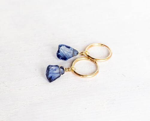 Blue-sapphire-hoop-earrings_45th-birthday-gift-ideas