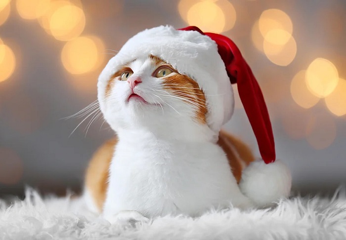 Christmas Cat Puns Captions