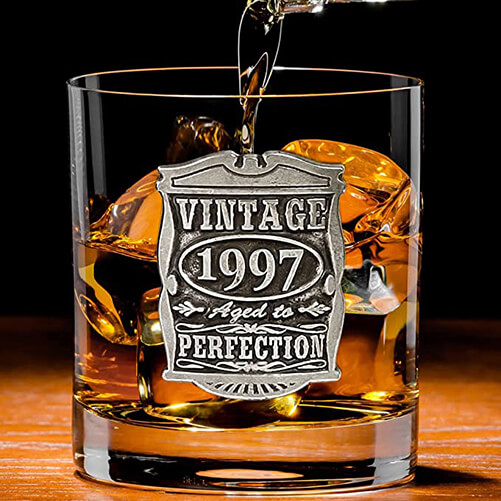 Classic-Rock-Glass-As-25th-wedding-anniversary-gifts-for-husband