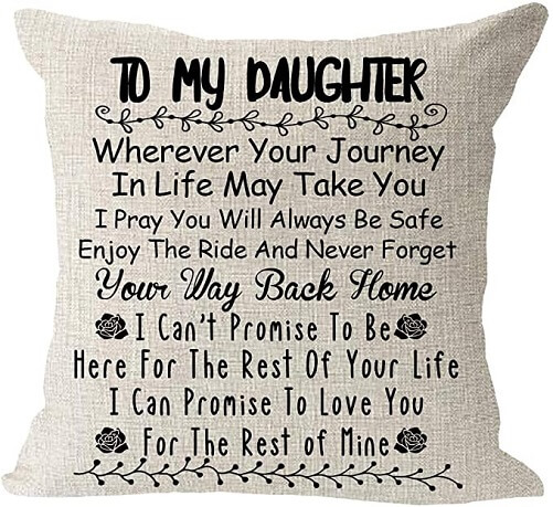 Cotton-Linen-Square-Throw-Pillow-birthday-gifts-daughter