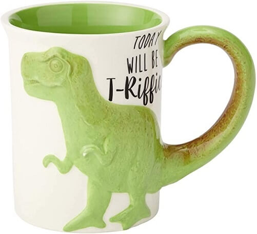 Enesco-Our-Name-is-Mud-Tea-Rex-Stoneware-Coffee-dinosaur-gifts-for-adults