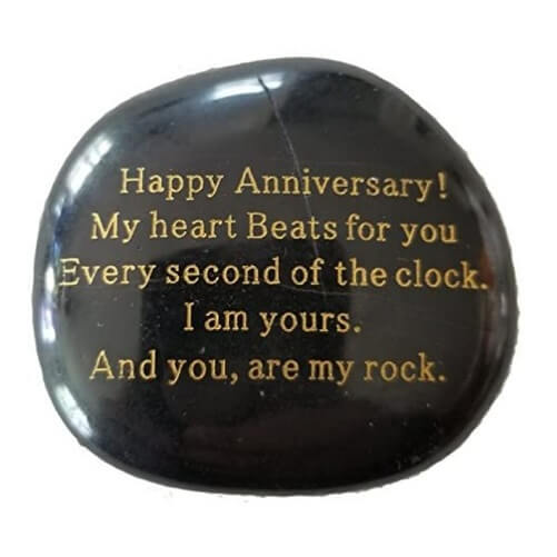 Engraved-rock-50th-anniversary-gifts-for-wife