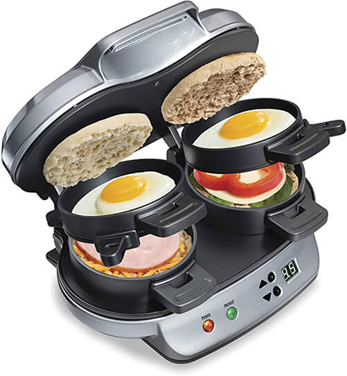 Hamilton-Beach-Dual-Breakfast-Sandwich-Maker-beach-gifts-mom