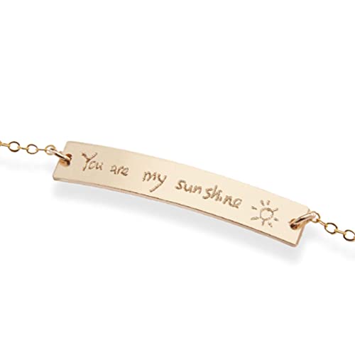 Handwriting-bracelet-50th-anniversary-gifts-for-wife