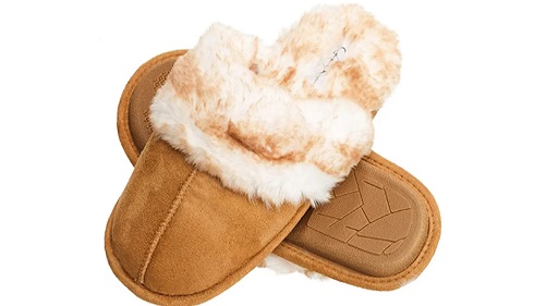 Jessica-Simpson-Faux-Fur-House-Slipper-50th-birthday-gifts-mom