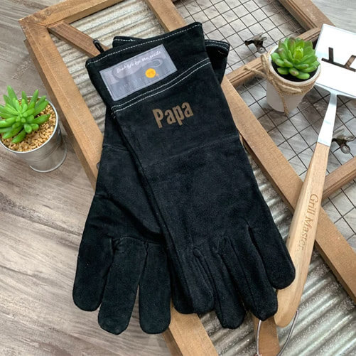 Leather-Grill-Gloves backyard gift for dad