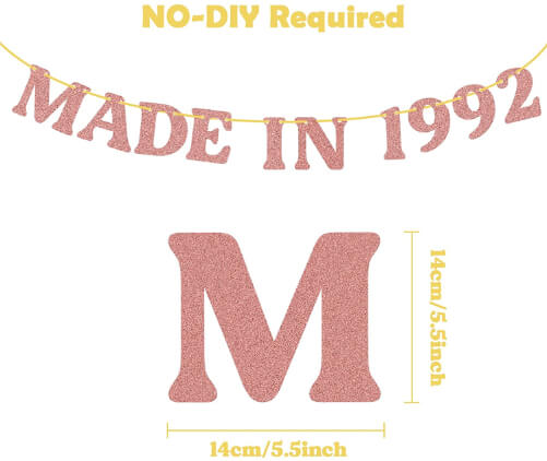 Made-in-1992-Banner-30th-birthday-gifts