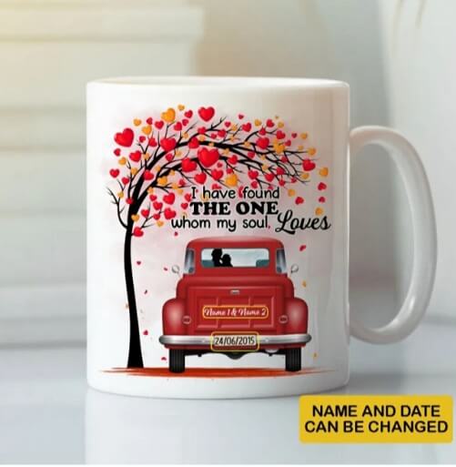 Personalized-I-Have-Found-The-One-Whom-My-Soul-Loves-Mug-50th-anniversary-gifts-for-wife