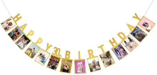 Photo-Banner-for-30th-Birthday-Decorations-30th-birthday-gifts