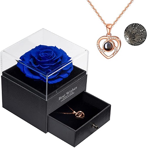 Preserved-real-rose-and-necklace-50th-birthday-gifts-mom