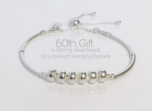 Sterling-Silver-Beaded-Bracelet-60th-birthday-gifts-mom