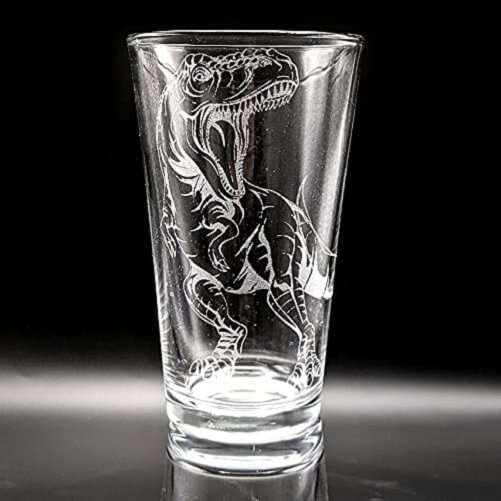 T-REX-DINOSAUR-Engraved-Pint-Glass-dinosaur-gifts-for-adults