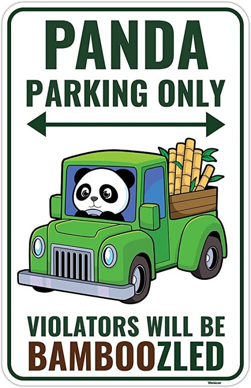 Venicor-Panda-Sign-Panda-Gifts