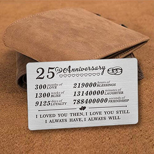 Wallet-Card-Gift-For-25th-Wedding-Anniversary
